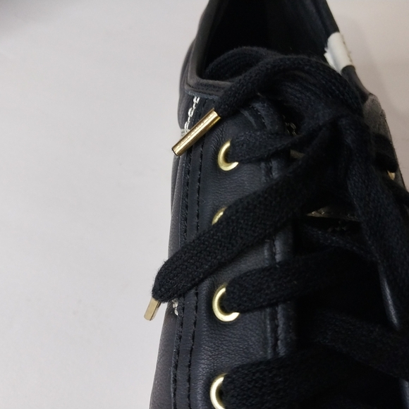 KATE SPADE  Shoes Sneakers Size 8.5 Women's  Black Stitching - Picture 4 of 11